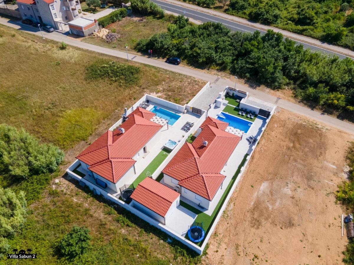 Villas Sabun - Modern House With Heated Pool Privlaka  Eksteriør bilde