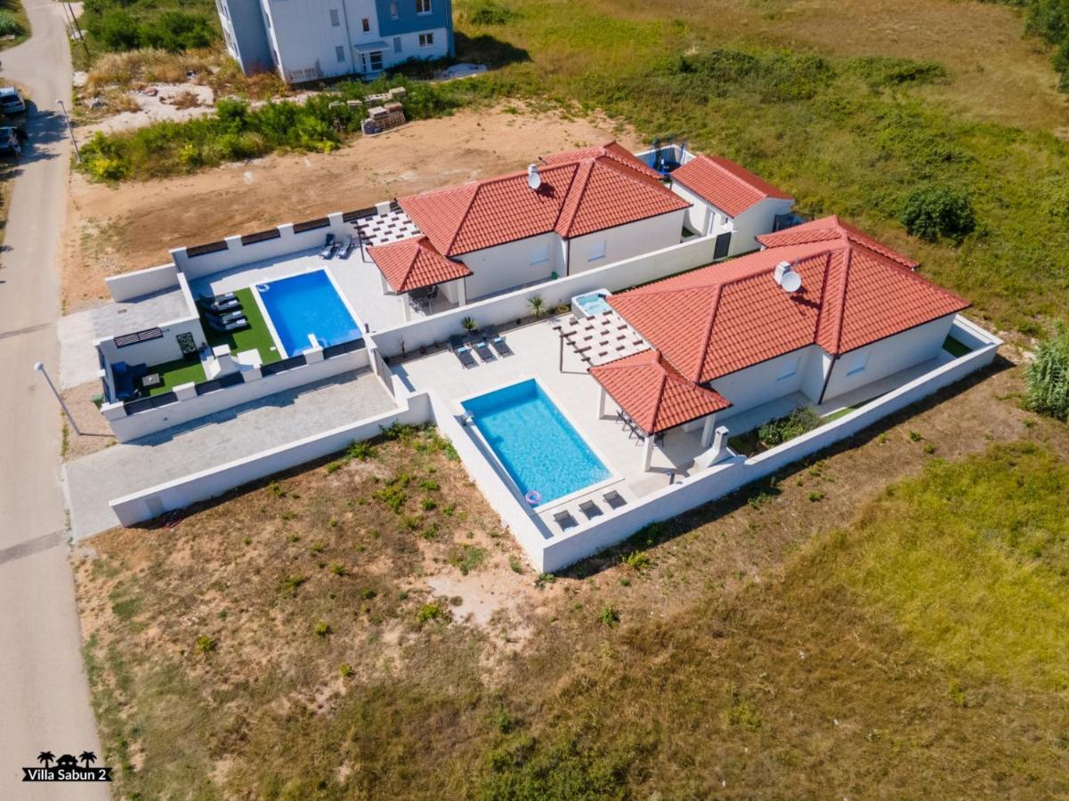 Villas Sabun - Modern House With Heated Pool Privlaka  Eksteriør bilde