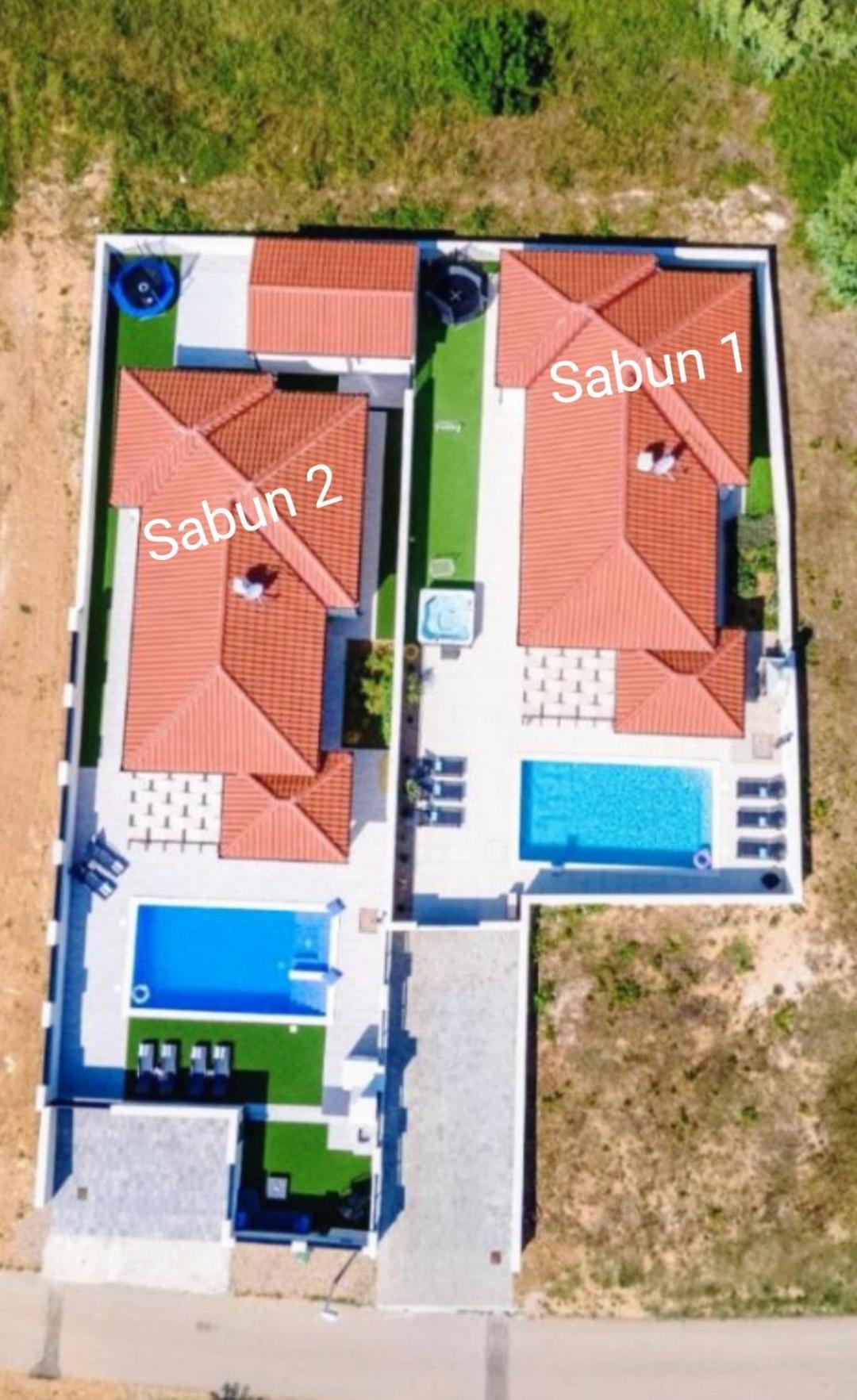 Villas Sabun - Modern House With Heated Pool Privlaka  Eksteriør bilde